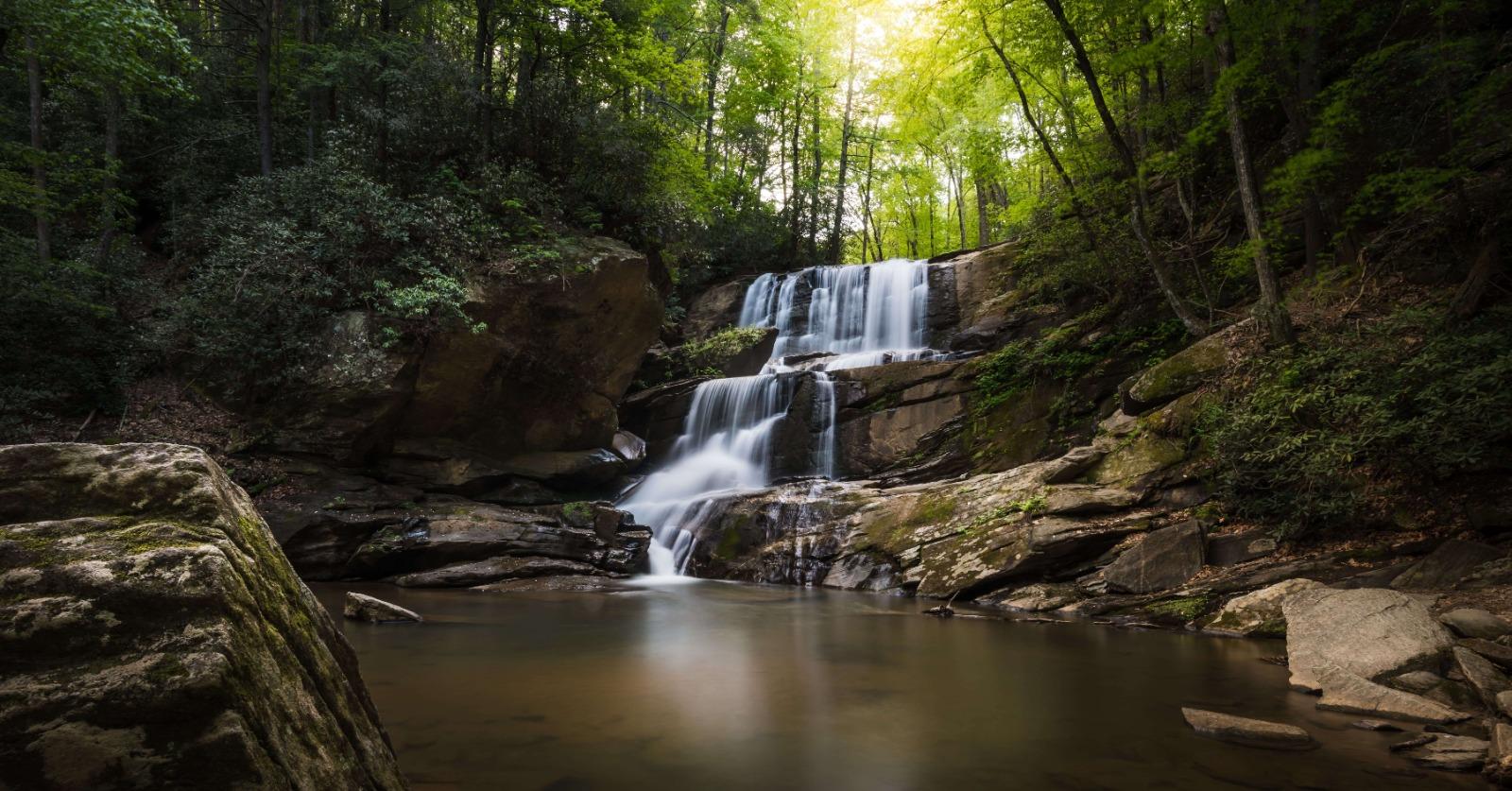 Waterfall in the woods